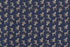 Cotton Zebra Indigo