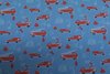 Cotton Jersey Fire Truck Light Blue