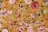 Organic Cotton Jersey Digital Painted Flowers Oker