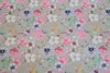 Cotton Jersey Digital Sweet Flowers Light Grey