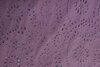 Cotton Broderie Uni-Flowers Mauve