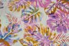 Linnen Viscose Digital Tie Dye Waterplants Pink