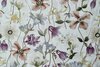 Organic Cotton Jersey Flowers Mauve