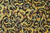 Viscose Twill Blurry Shapes Oker