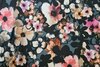 Cotton Jersey Digital Wild Flowers Navy