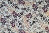 Viscose Stretch Flowers Ecru