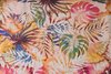 Viscose Crepe Leaves Multi-Orange