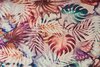 Viscose Crepe Leaves Multi-Red