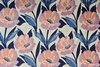 Linnen Viscose Flowers Ros&eacute;/Blue (Nerida Hansen) 