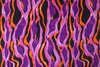 Viscose Satin Flames Cyclam