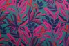 Cotton Satin Lush Leaves Petrol ( Nerida Hansen )