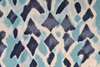 Viscose Jersey Abstract Shapes Blue