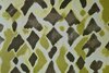 Viscose Jersey Abstract Shapes Lime