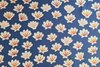 Cotton Jersey Flowers Blue