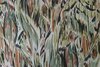 Viscose Crincle Abstract Flame Green