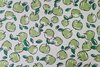 Cotton Jersey Apples White