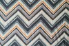 Viscose Zig Zag Lurex Grey