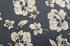 Viscose Crepe Flower Grey