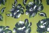 Viscose Stretch Satin Peony Green