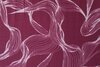 Viscose Crincle Abstract Waves Red