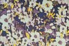 Heavy Stretch-Twill Flowers Lilac