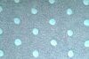 Boiled Wool Dots Blue/Mint