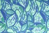 Bamboo Jersey Leaves Blue