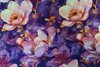 Bamboo Jersey Flowers Purple
