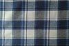 Cotton Flannel Check Jeans Blue