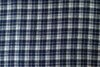 Cotton Flannel Check Navy