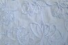 Cotton Embroidery Stripes / Flowers Blue 3