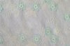 Cotton Embroidery Off White / Mint