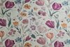 Bamboo Jersey Tulip Flowers Red
