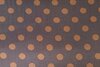 Viscose Satin Polka Dot Brown