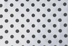 Viscose Small Polka Dots White