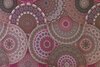 Bamboo Jersey Flower Cirkles Red