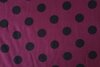 Viscose Twill Polka Dot Red
