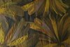 Jacquard Lurex Flowers Oker