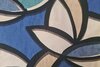 Viscose Stretch Abstract Multi-Blue