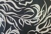 Viscose Twill Abstract Shapes Black