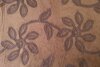 Fine Suede Embroidery Brown