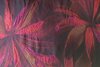 Jacquard Lurex Flowers Red