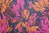 Jacquard Lurex Flower Fuchsia/Pumpkin