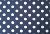 Viscose Dots Navy