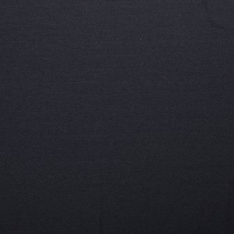 Katoen Tricot Effen Mel&eacute;e Donker Blauw