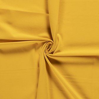 Katoen Tricot Effen Geel