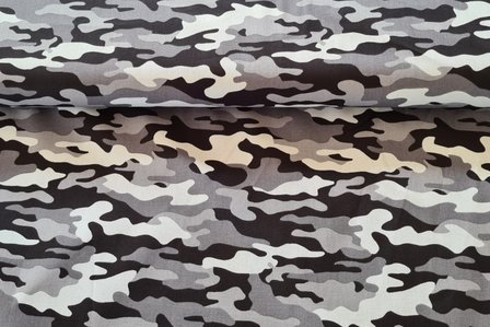 Baumwolle Army Camou Grey