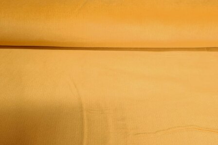 Washed stretch  Fine-Cord Oker