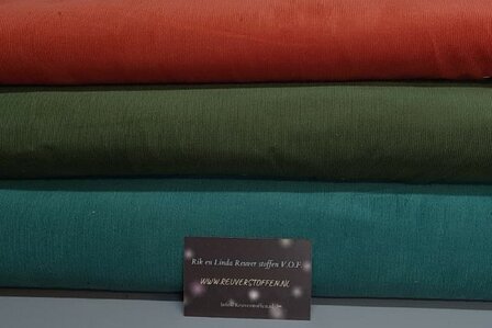 Washed stretch Fine-Cord Petrol