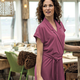 Katoen Tricot Effen Donker Oud Roze